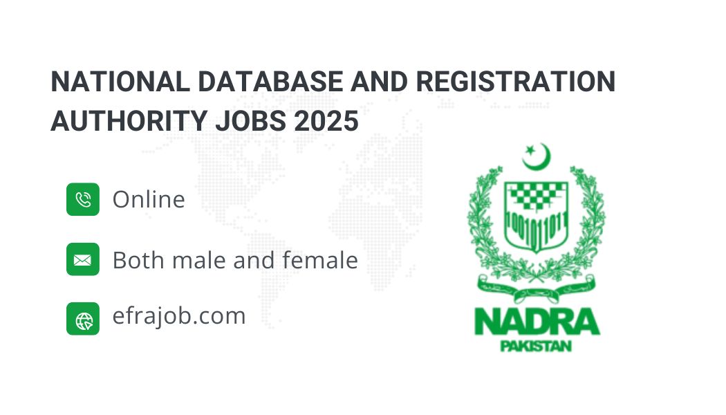 National Database and Registration Authority Jobs 2025