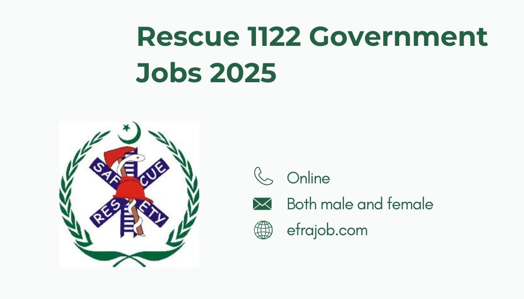 Rescue 1122 Government Jobs 2025