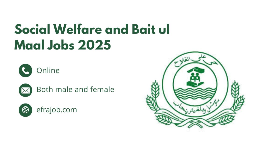 Social Welfare and Bait ul Maal Jobs 2025