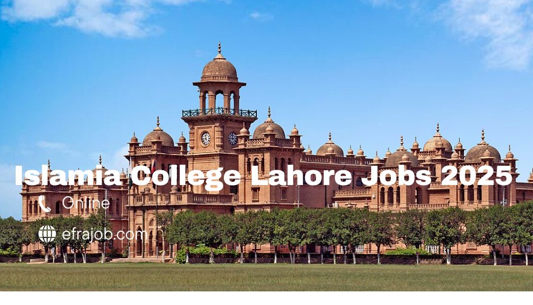 Islamia College Lahore Jobs 2025