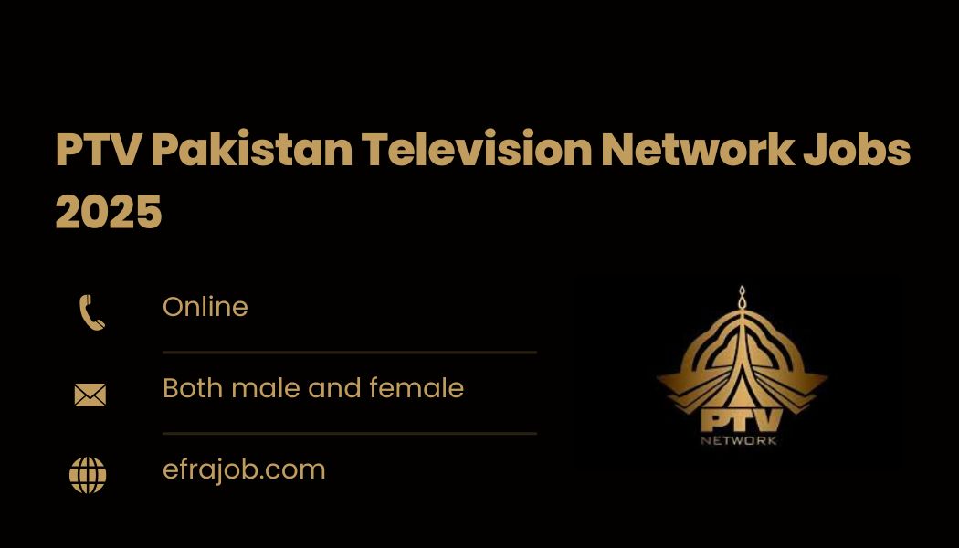 PTV Pakistan Television Network Jobs 2025