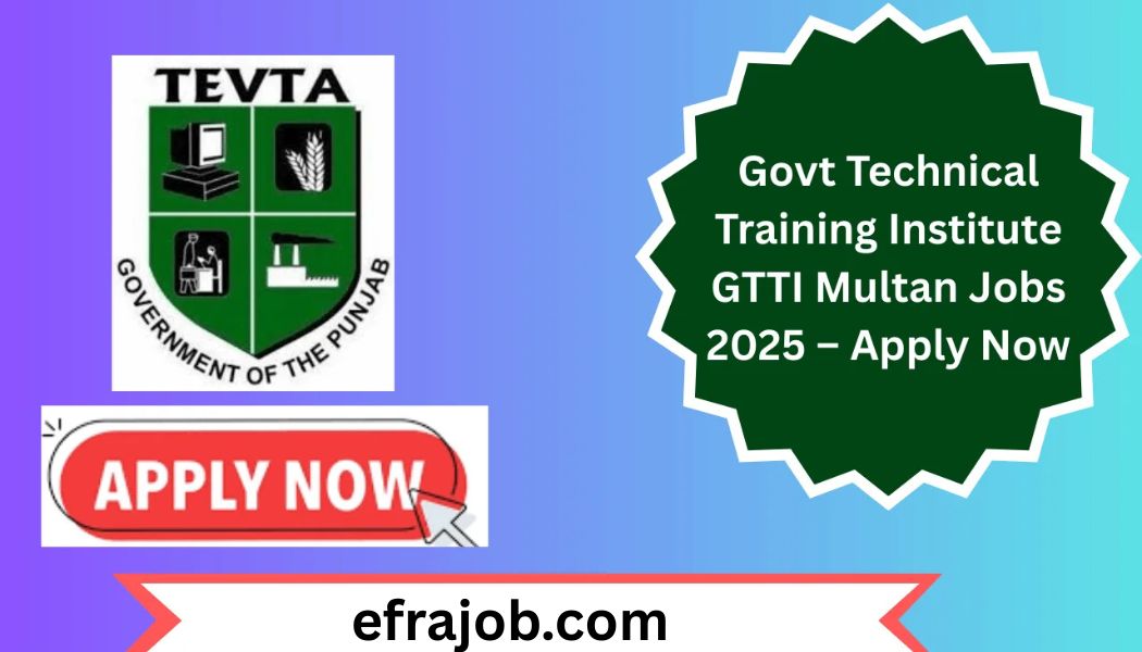 Tevta Multan Jobs 2025